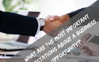 What are the most important expectations about a business opportunity?