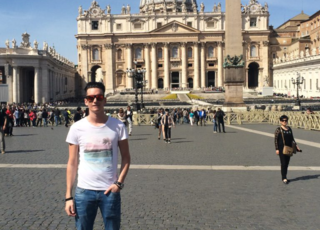 At the St. Peter's basilica