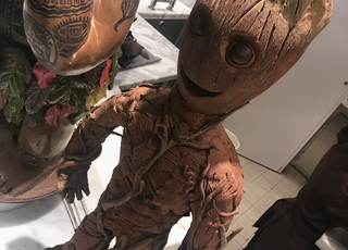 Little Groot made by chocolate