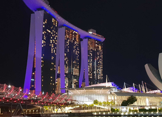 A csodaszép Marina Bay Sands hotel